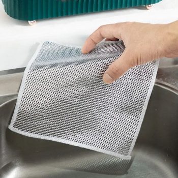 Dish Washing Cleaning Cloth | Wire Dish Washing Rugs For Wet And Dry, Metal Wire Dish Towels For Kitchen, Dishes